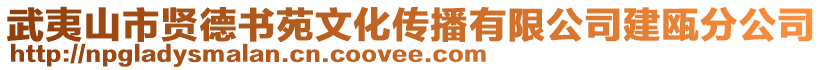 武夷山市賢德書苑文化傳播有限公司建甌分公司