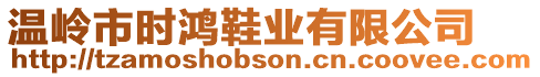 溫嶺市時(shí)鴻鞋業(yè)有限公司