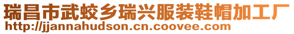 瑞昌市武蛟鄉瑞興服裝鞋帽加工廠