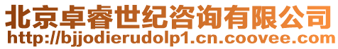 北京卓睿世紀咨詢有限公司