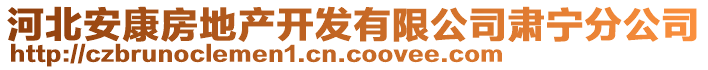 河北安康房地產(chǎn)開發(fā)有限公司肅寧分公司