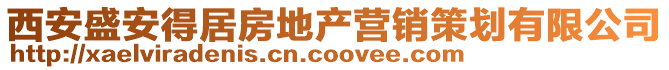 西安盛安得居房地產(chǎn)營(yíng)銷策劃有限公司