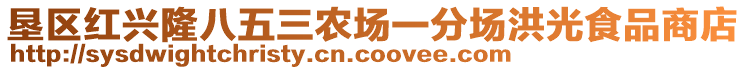 墾區(qū)紅興隆八五三農(nóng)場一分場洪光食品商店