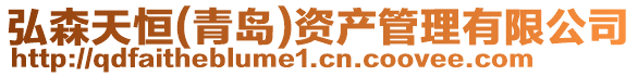 弘森天恒(青島)資產(chǎn)管理有限公司