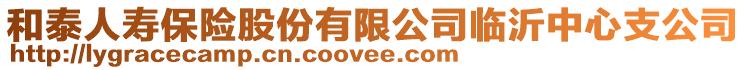 和泰人寿保险股份有限公司临沂中心支公司