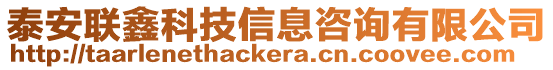 泰安联鑫科技信息咨询有限公司