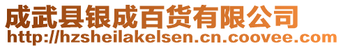 成武縣銀成百貨有限公司