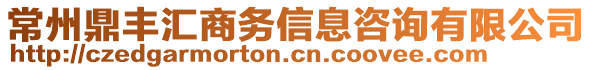 常州鼎豐匯商務(wù)信息咨詢有限公司