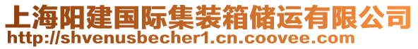 上海陽建國際集裝箱儲運(yùn)有限公司