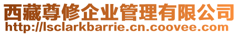 西藏尊修企業(yè)管理有限公司