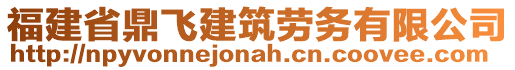 福建省鼎飛建筑勞務(wù)有限公司