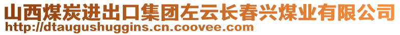 山西煤炭進(jìn)出口集團(tuán)左云長(zhǎng)春興煤業(yè)有限公司