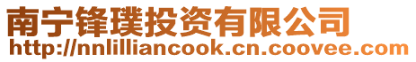南寧鋒璞投資有限公司