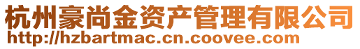 杭州豪尚金資產管理有限公司