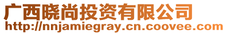 廣西曉尚投資有限公司