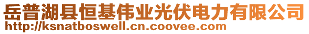 岳普湖縣恒基偉業光伏電力有限公司
