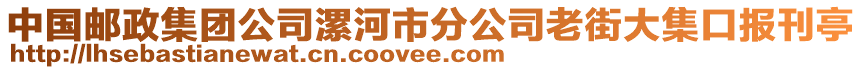 中國郵政集團(tuán)公司漯河市分公司老街大集口報(bào)刊亭