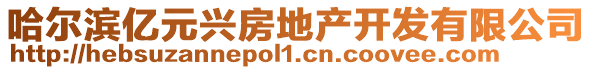 哈爾濱億元興房地產(chǎn)開發(fā)有限公司