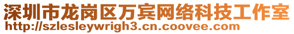 深圳市龍崗區(qū)萬賓網(wǎng)絡科技工作室