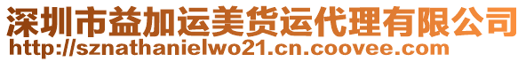 深圳市益加運美貨運代理有限公司