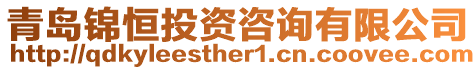 青島錦恒投資咨詢有限公司