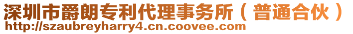 深圳市爵朗專利代理事務(wù)所（普通合伙）