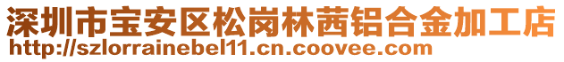 深圳市寶安區松崗林茜鋁合金加工店