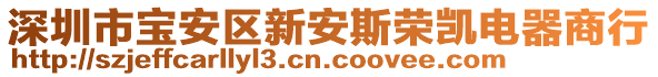 深圳市寶安區(qū)新安斯榮凱電器商行