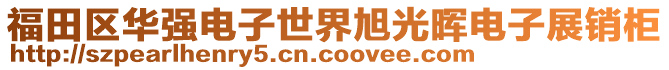 福田區(qū)華強電子世界旭光暉電子展銷柜