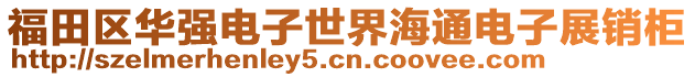 福田區(qū)華強(qiáng)電子世界海通電子展銷柜