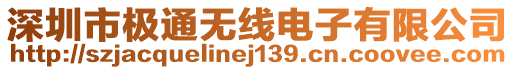 深圳市極通無線電子有限公司