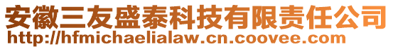 安徽三友盛泰科技有限責(zé)任公司