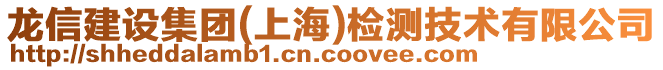 龍信建設(shè)集團(上海)檢測技術(shù)有限公司