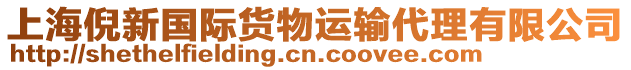 上海倪新國際貨物運輸代理有限公司