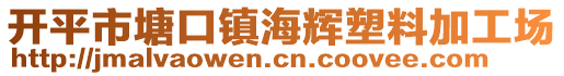 開平市塘口鎮(zhèn)海輝塑料加工場