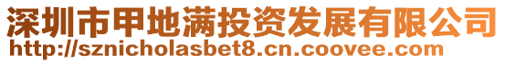 深圳市甲地滿投資發展有限公司