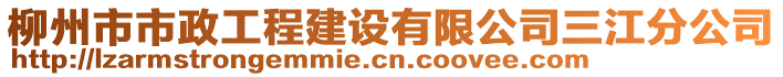 柳州市市政工程建設(shè)有限公司三江分公司