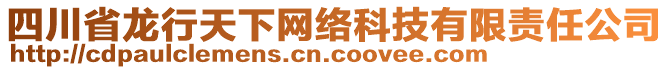 四川省龍行天下網(wǎng)絡(luò)科技有限責(zé)任公司