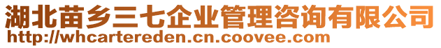 湖北苗鄉三七企業管理咨詢有限公司