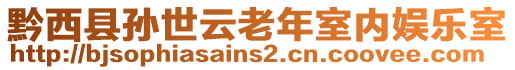 黔西縣孫世云老年室內(nèi)娛樂室