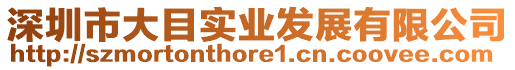 深圳市大目實業(yè)發(fā)展有限公司