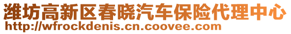 濰坊高新區春曉汽車保險代理中心