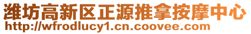 濰坊高新區(qū)正源推拿按摩中心