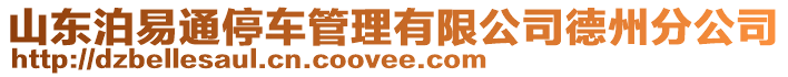 山東泊易通停車管理有限公司德州分公司