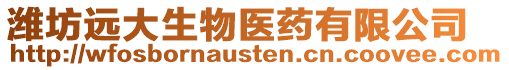 濰坊遠大生物醫(yī)藥有限公司