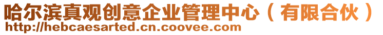 哈爾濱真觀創(chuàng)意企業(yè)管理中心(有限合伙)