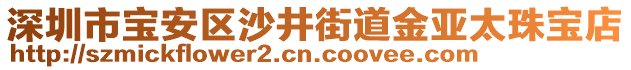 深圳市寶安區(qū)沙井街道金亞太珠寶店