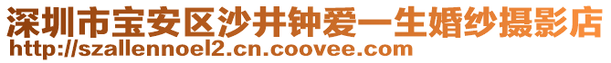 深圳市寶安區(qū)沙井鐘愛一生婚紗攝影店