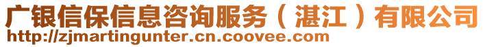 廣銀信保信息咨詢服務(wù)（湛江）有限公司