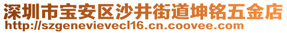 深圳市寶安區(qū)沙井街道坤銘五金店